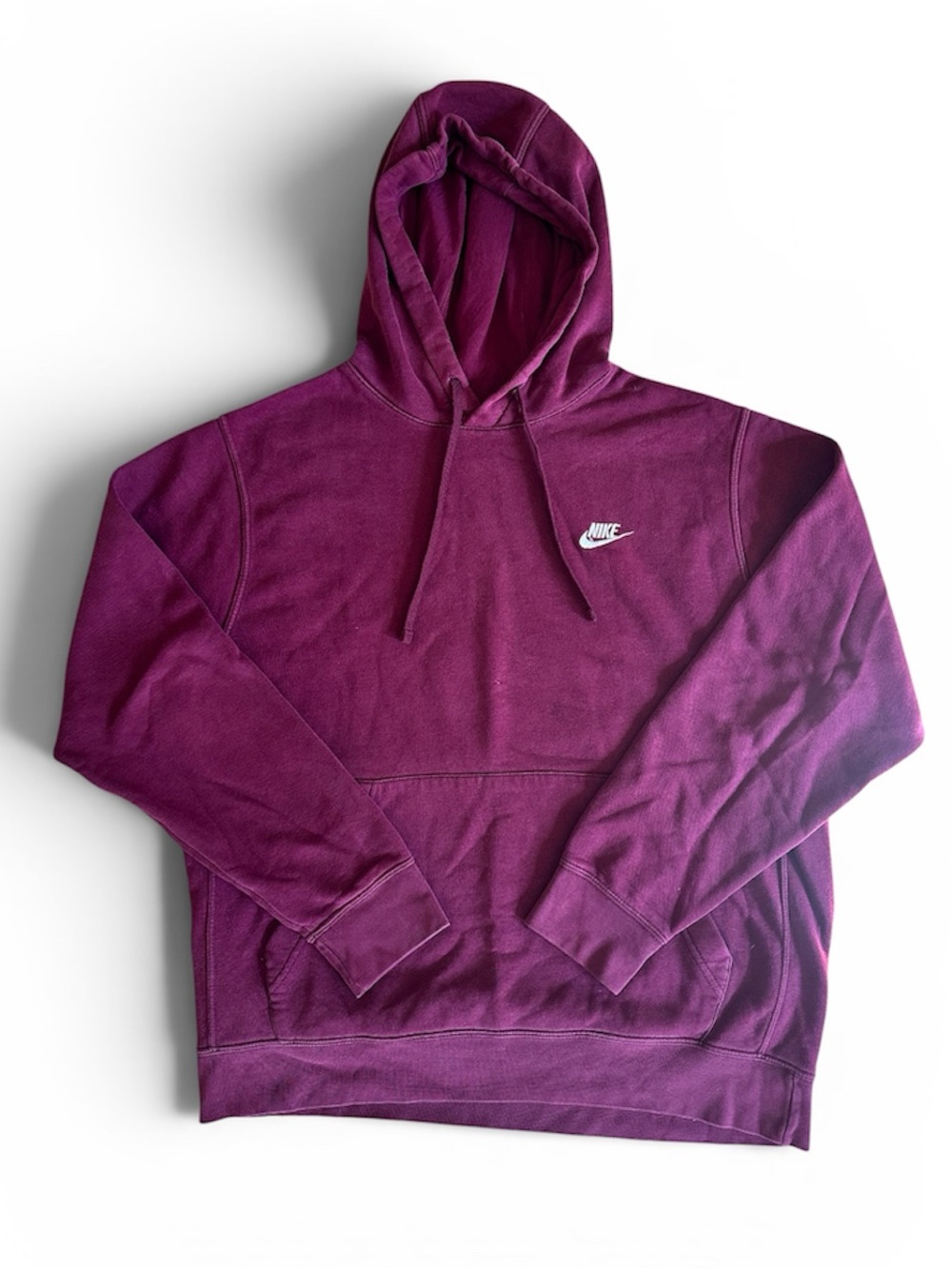 Nike Men's Deep Purple Crewneck Hoodie
